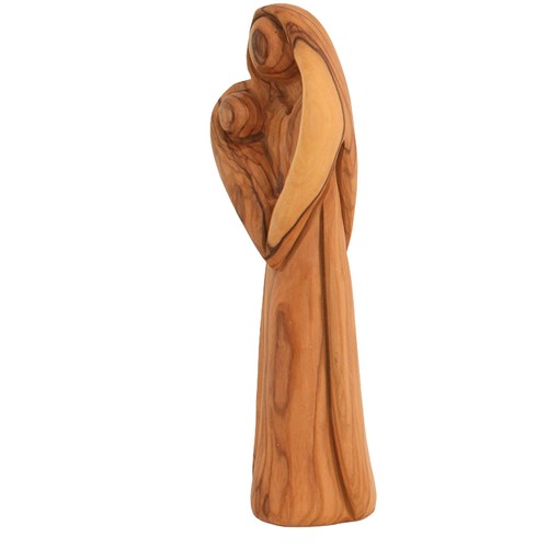 Mother and Child olive wood Christian home decor figurine