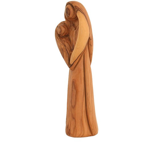 Mother and Child olive wood Christian home decor figurine