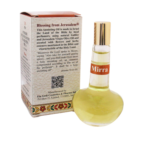 Ein Gedi Aromatic Sacred Myrrh Anointing Oil –  from Holy Land Jerusalem