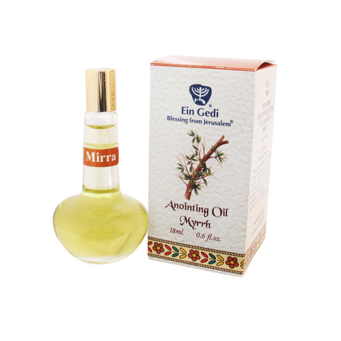 Ein Gedi Aromatic Sacred Myrrh Anointing Oil –  from Holy Land Jerusalem