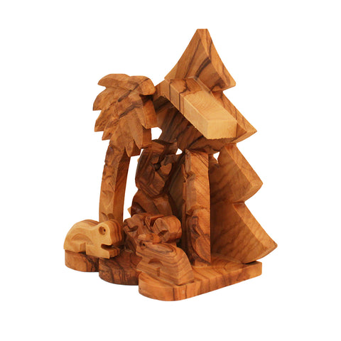Olive Wood Christmas Nativity from Bethlehem – Holy Family Sculpture