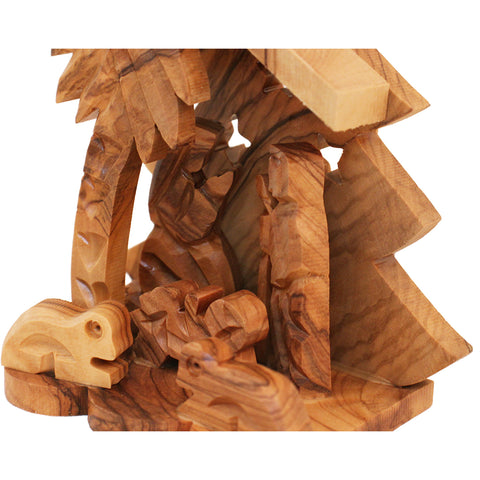 Olive Wood Christmas Nativity from Bethlehem – Holy Family Sculpture