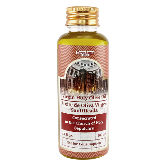 Blessed Holy Anointing Church Olive Oil Authentic Jerusalem 3.42 fl.oz/100ml