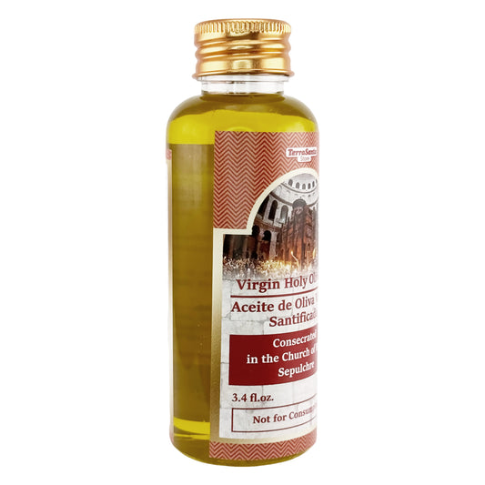 Blessed Holy Anointing Church Olive Oil Authentic Jerusalem 3.42 fl.oz/100ml