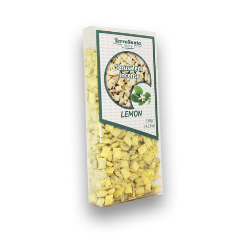 Christian devotional lemon incense from Jerusalem