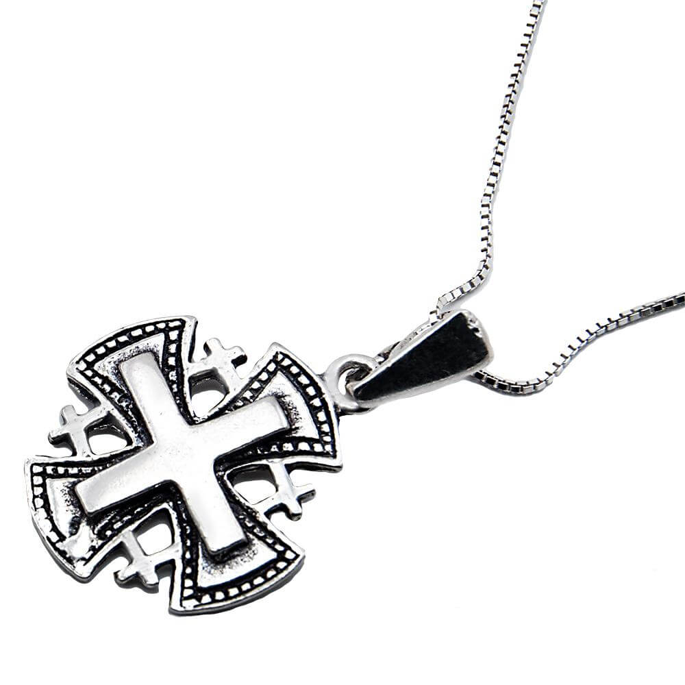 Israel Jerusalem Cross gift — faith-inspired jewelry for men/women