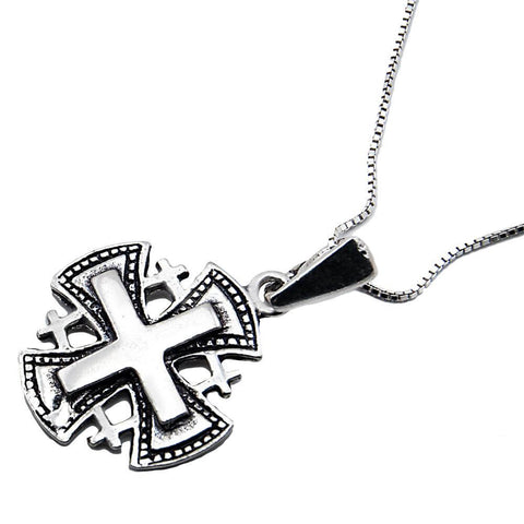 Israel Jerusalem Cross gift — faith-inspired jewelry for men/women