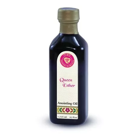 iblical Queen Esther holy oil Ein Gedi cobalt glass bottle 125ml for worship