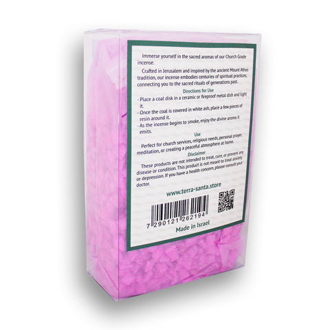 Biblical Rose Scented Jerusalem Frankincense Incense – Holy Land Fragrance for Prayer