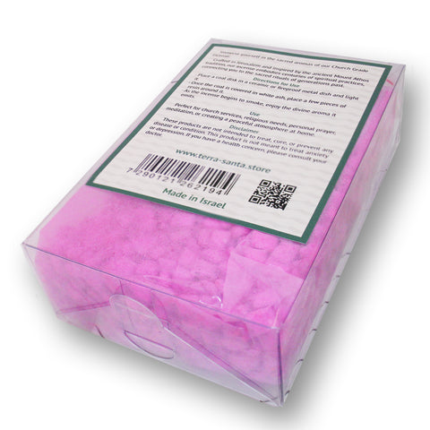 Biblical Rose Scented Jerusalem Frankincense Incense – Holy Land Fragrance for Prayer