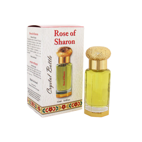 Rose of Sharon Anointing Oil 12ml – Crystal Bottle by Ein Gedi