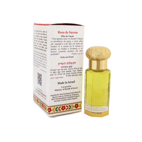 ceremonial rose of sharon anointing oil sacred fragrance bottle
