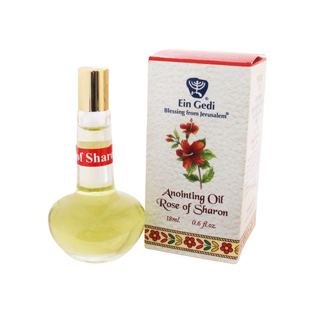 Rose of Sharon Anointing Oil 18ml – Biblical Scented Holy Oil for Prayer & Worship
