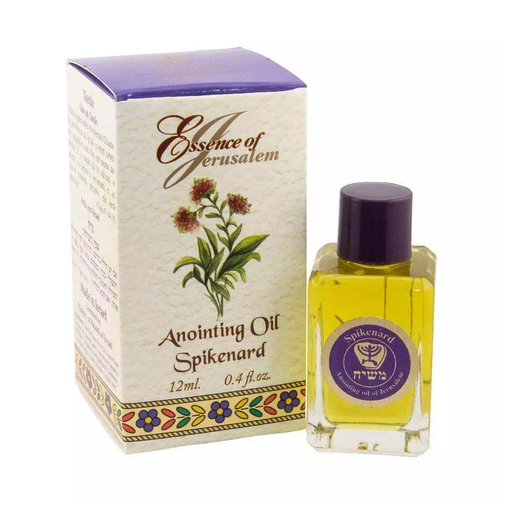 Spikenard Anointing Oil – Essence of Jerusalem – 12 ml prayer bottle