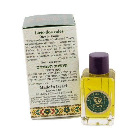 Anointing Oil Lily of the Valleys 12ml – Essence of Jerusalem by Ein Gedi | Holy Land Prayer Oil