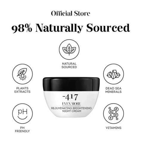 '-417 Dead Sea Brightening Firming Skin Tightening Cream for Face Neck | 50ml/1.6fl.oz