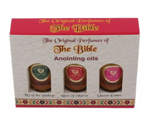 Anointing Oil 3pcs 10ml/0.3fl.oz Gift Set – Lily, Rose, Esther