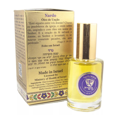 Anointing Oil Spikenard Biblical Spices by Ein Gedi from Holy Land 0,4 fl.oz/12ml