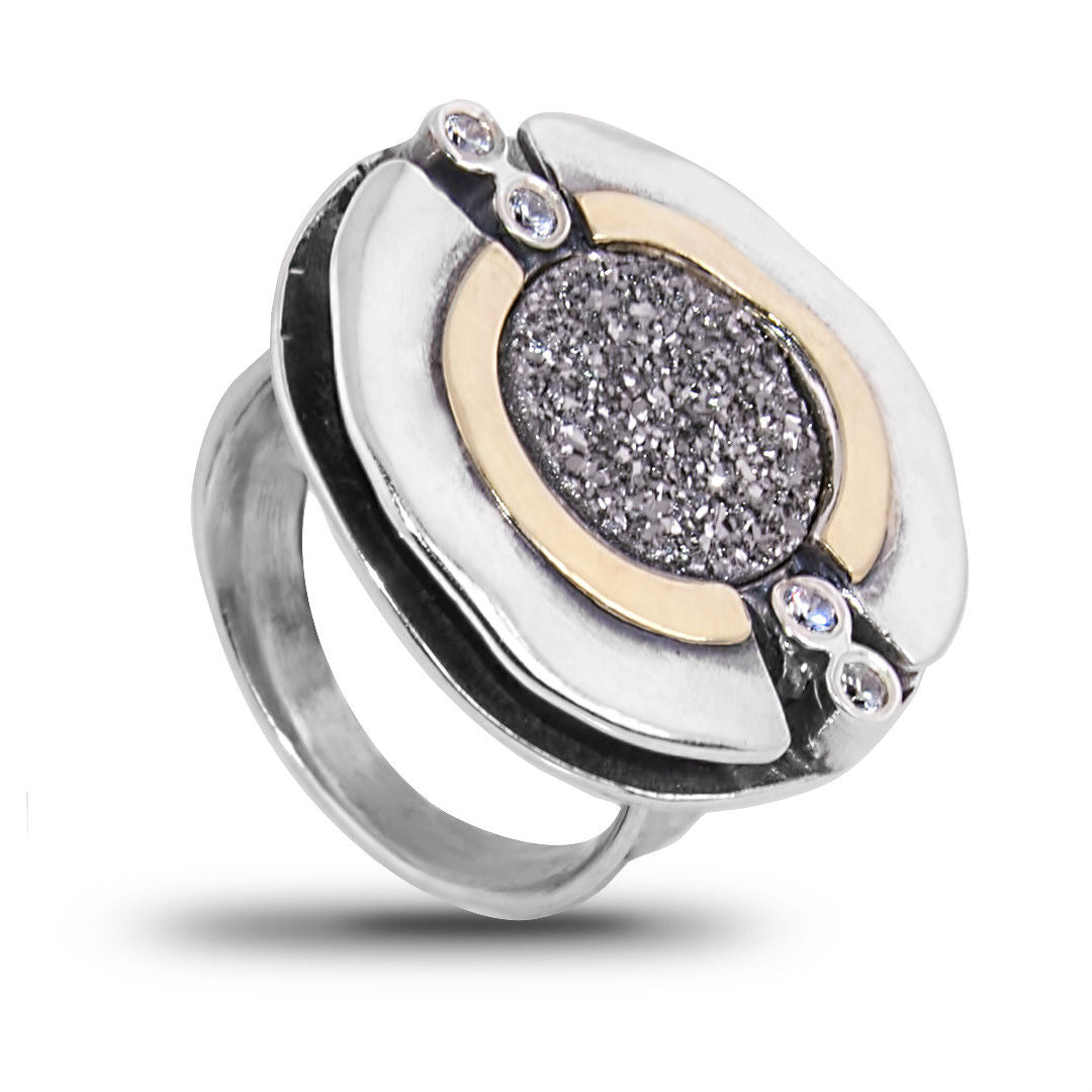 Women's 925 Sterling Silver Ring Crystal Jewelry
