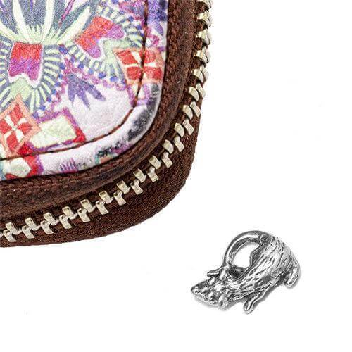 Amulet of Wealth Wallet Rat Silver 925 Tiny Purse Rat Money Talisman 0.7"