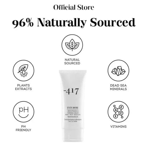 '-417 Dead Sea Brightening Firming Skin Tightening Cream for Body Neck | 100ml/3.3fl.oz