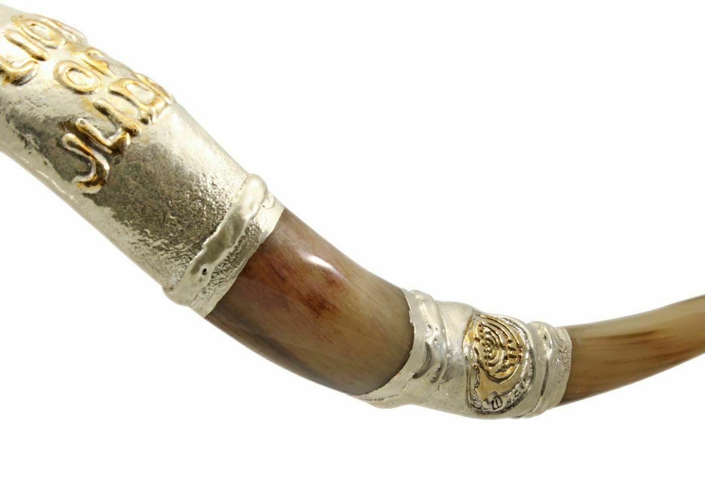 Silver Plated Kudu Yemenite Kosher Shofar The Lion Of Judah 122cm-127cm-5