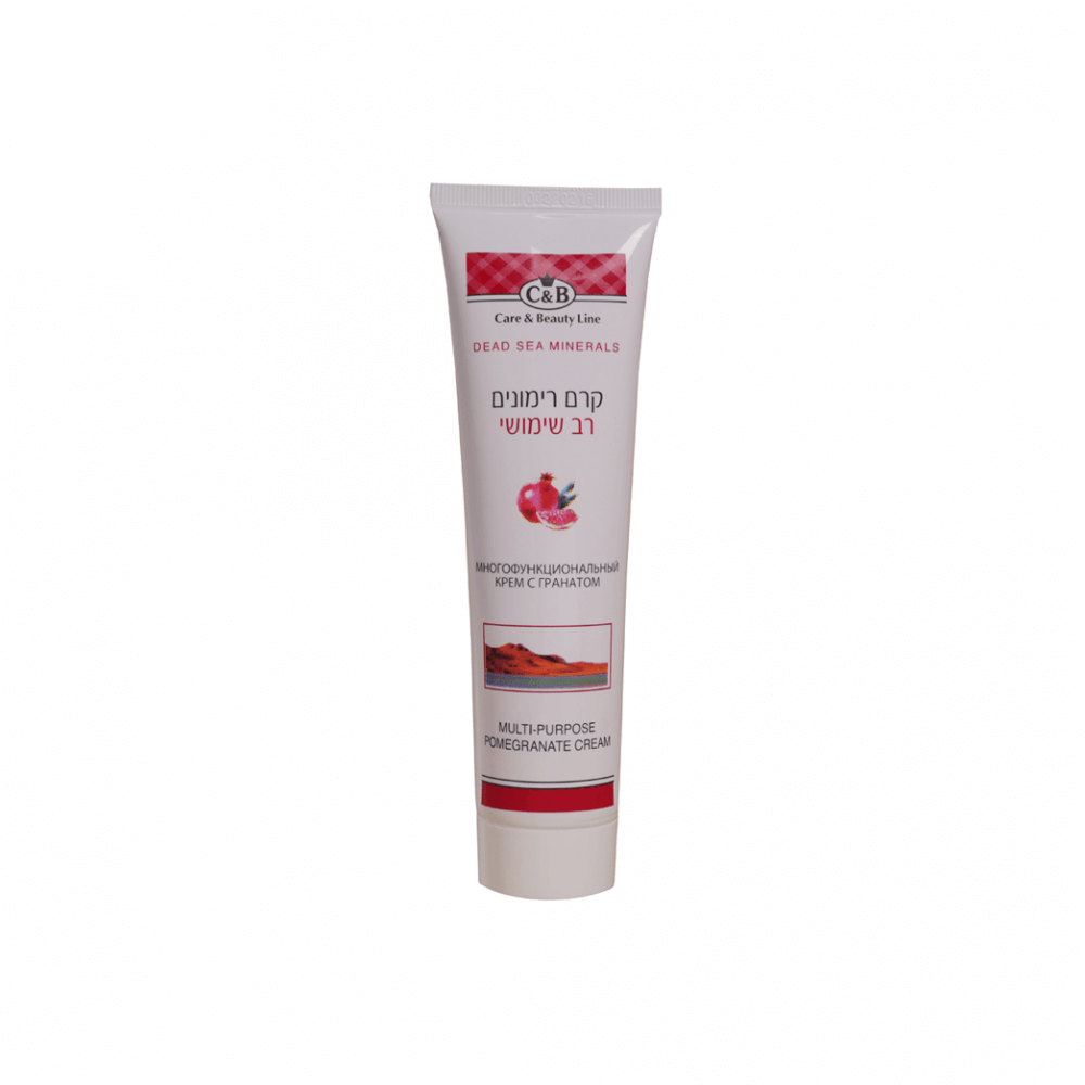 Multi-Purpose Cream Pomegranate Body Vitamins by Dead Sea Minerals C&B 250ml