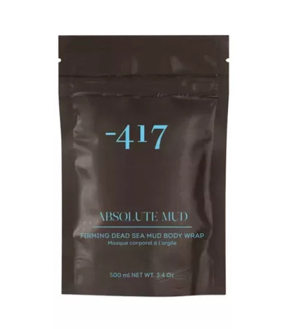 '-417 Vegan Dead Sea Natural Hydrating Black Mud Tightening Body Wrap 17fl.oz/500ml