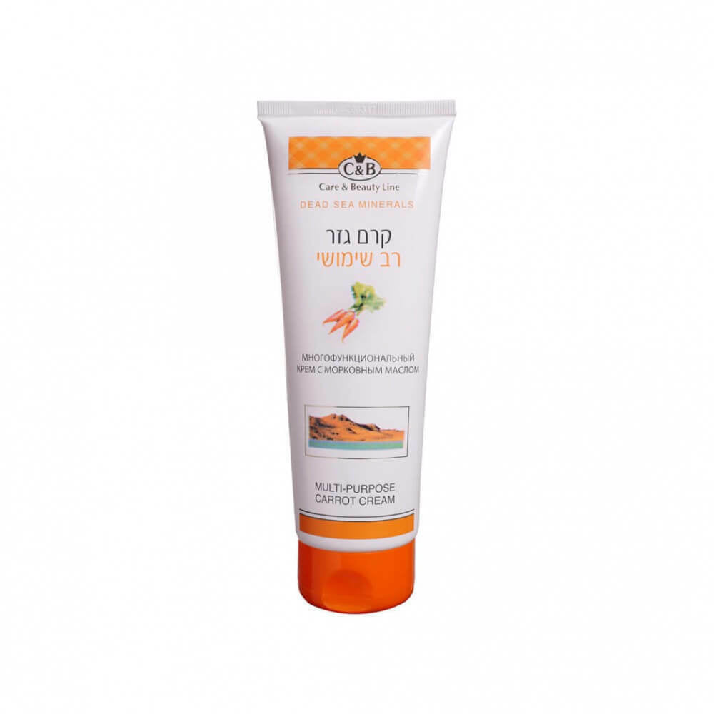 Multi- Purpose Cream with Carrot Oil Body by Dead Sea Minerals C&B 250ml