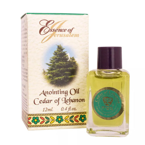 Cedar of Lebanon Anointing Oil – 12 ml bottle from the Holy Land