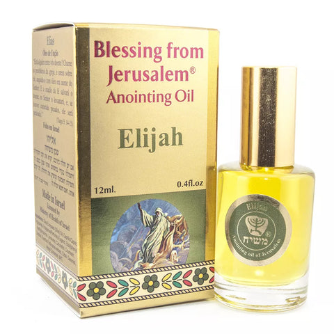 Anointing Oil Elijah Blessed in Jerusalem from Holy Land 0,4 fl.oz/12ml