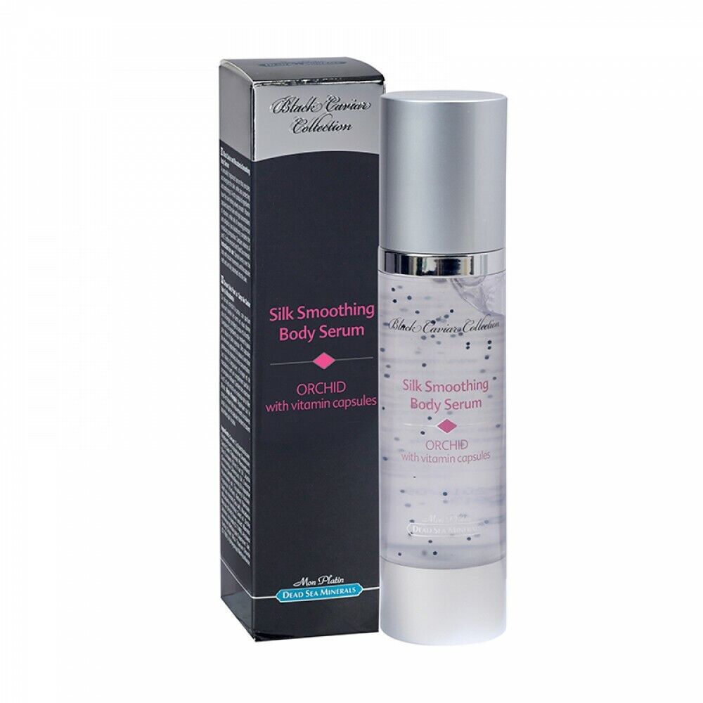 Silk Smoothing Body Serum Orchid with Vitamins Capsules Black Caviar C&B
