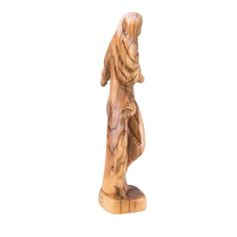Virgin Mary & Child Olive Wood Figurine | Bethlehem Carving