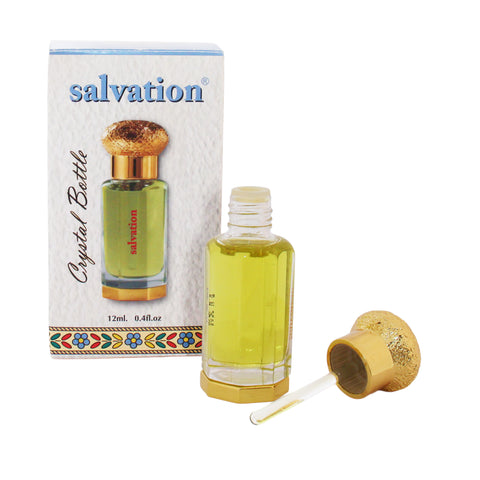 Salvation Anointing Oil 12ml by Ein Gedi – Crystal Bottle from Holy Land