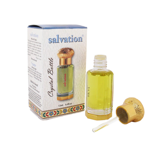 Salvation Anointing Oil 12ml by Ein Gedi – Crystal Bottle from Holy Land