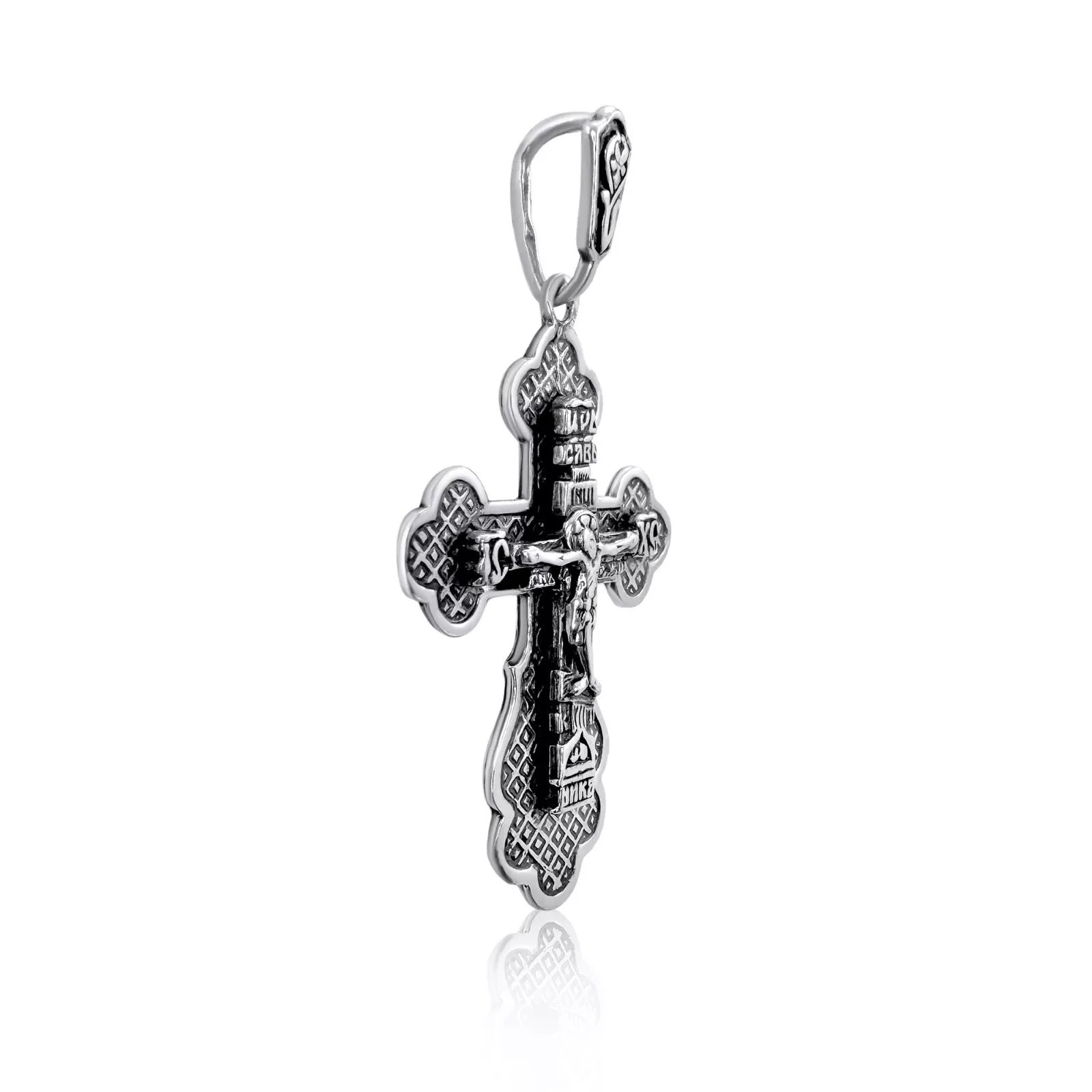buy sterling silver Jerusalem cross necklace online
