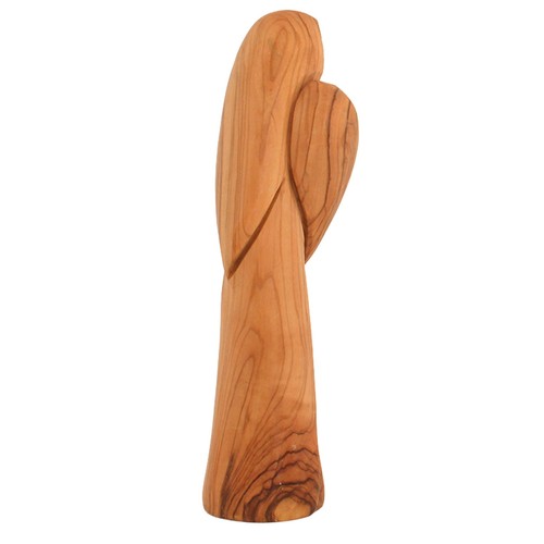 Spiritual family olive wood Virgin Mary holding Jesus
