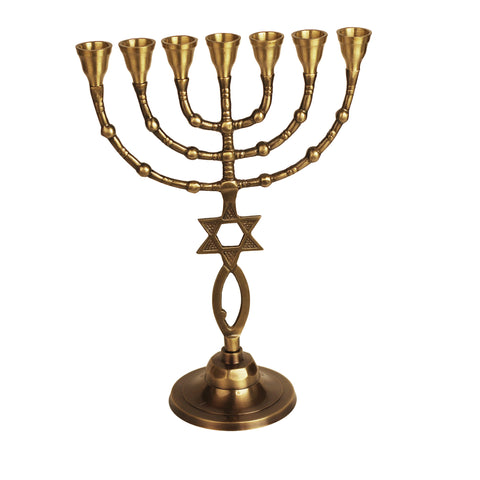 spiritual judaica menorah decor biblical replica
