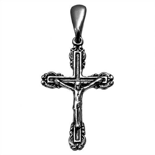 buy silver cross necklace from the Holy Land in 925 sterling
