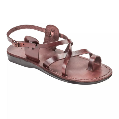 women’s leather Jesus sandals – authentic Holy Land biblical footwear
