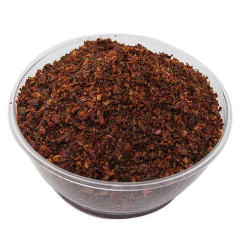 Kosher zhug spice blend from Israel seasoning jar
