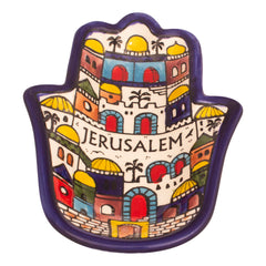 Декоративная Вазочка Хамсы Армянская Керамика из Иерусалима Купить