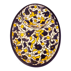 Декоративное Блюдце с Цветочной Росписью Армянская Керамика 18 см