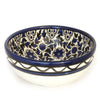 Image of Декоративная керамическая миска с голубыми цветами ручной работы Армянская Керамика