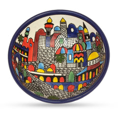 Декоративная керамическая миска ручной работы старый город мозаика Иерусалим