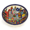 Image of Декоративная керамическая миска ручной работы старый город мозаика Иерусалим