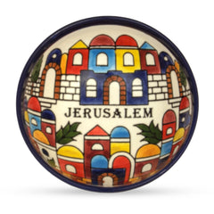 Декоративная керамическая миска Старый город Иерусалим Армянская Керамика