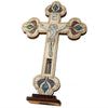 Image of Деревянный крест с распятием и Святой Землей из Иерусалима (фото)