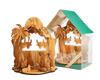 Image of Рождественский вертеп из оливкового ручной работы дерева Купить-1