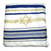 Image of Талес / Талит Мессианский синий с золотой Звездой Давида в чехле. Размеры M, L